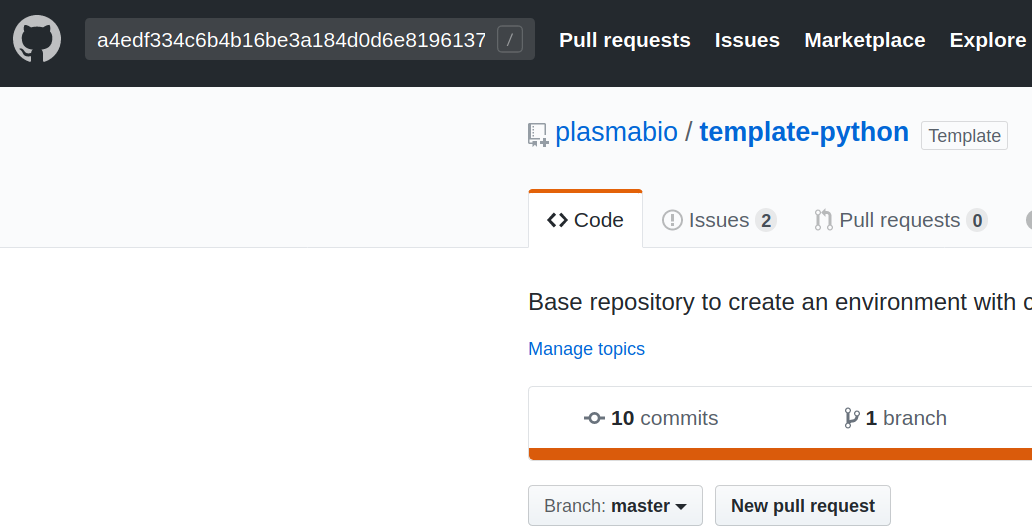 Searching for a commit hash on GitHub